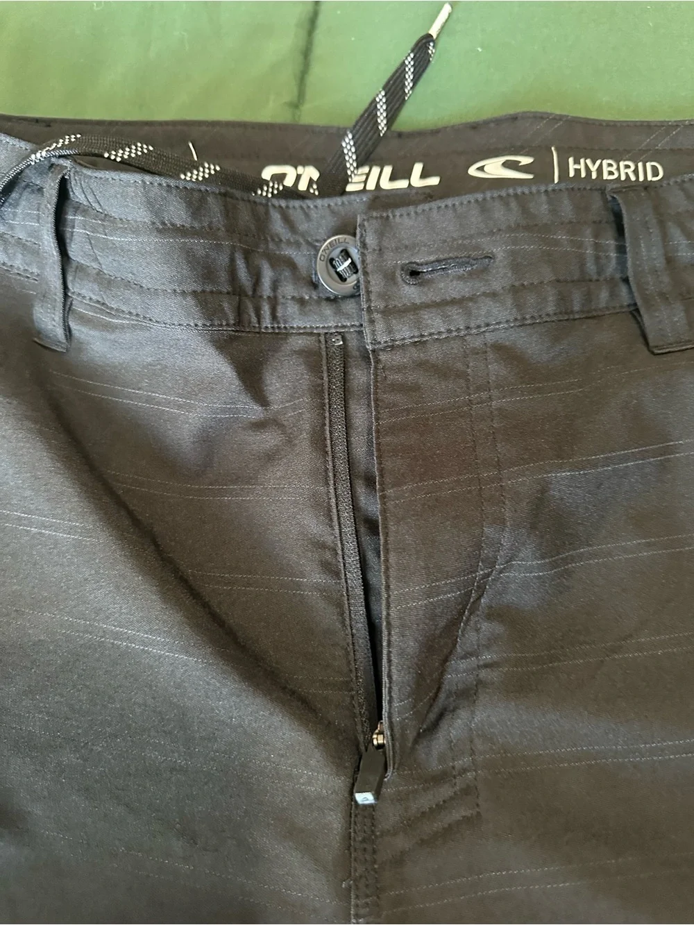 O'Neill Black Hybrid Men's Swim Shorts with Drawstring